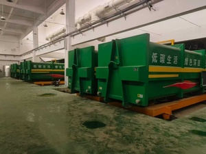 Station de collecte des déchets mobile intelligente, Station de collecte des déchets avec conteneur, Compacteur de déchets, Station de compression des déchets mobile extérieure de type boîte - Product Image 4