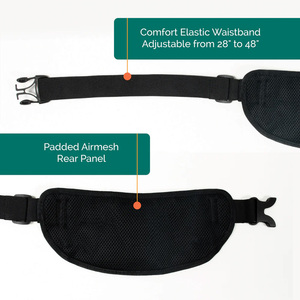 Riñonera Impermeable de Nailon con Anillas en D para Pasear y Correr con Perros - Product Image 3