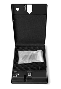 1 pc MOQ Hochs icherheit Finger abdruck elektronische Pistole sicher Metall Schmuck Schließfach - Product Image 5