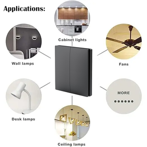 Không dây thông minh tường thiết bị chuyển mạch EU/UK tiêu chuẩn IP65 không thấm nước bụi bằng chứng nút chuyển đổi điều khiển từ xa <span class=keywords><strong>2</strong></span> cách 1/<span class=keywords><strong>2</strong></span>/3/4 băng đảng - Product Image 4