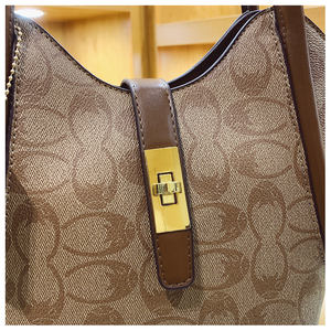 Mochila Casual de Gran Capacidad de Estilo Retro para Mujer de Alta Gama, Bolso de Mano con Estampado de Formas Geométricas, Correa de Hombro Desmontable - Product Image 6