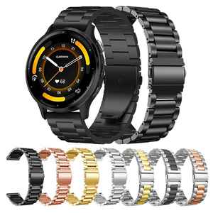 <span class=keywords><strong>Bracelet</strong></span> en métal pour <span class=keywords><strong>Garmin</strong></span> Venu 3 3S <span class=keywords><strong>Bracelet</strong></span> pour <span class=keywords><strong>Garmin</strong></span> Vivoactive 3 4s Band Venu 2s 3s SQ <span class=keywords><strong>Forerunner</strong></span> <span class=keywords><strong>645</strong></span> <span class=keywords><strong>Bracelet</strong></span> 18mm 20mm 22mm - Product Image 1