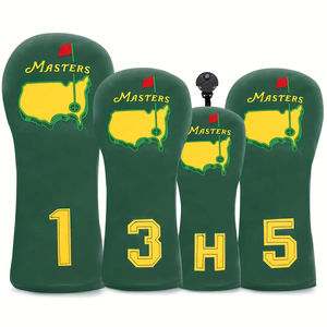 Fundas de Alta Calidad para Palos de Golf de Cuero Sintético Premium con Logotipo Bordado Personalizado para Driver y Fairway Wood - Product Image 1