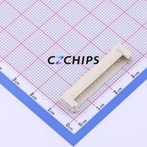 HC-HY-15AWT Wire-to-Board Pin Header SMD,P=2mm,Horizontal Mount Connector 1x15P 2mm Horizontal Mount HY - Product Image 1