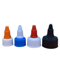 Warna-warni plastik PP Push & Pull Cap untuk botol selai penutup halus paruh botol penutup untuk kemasan permen