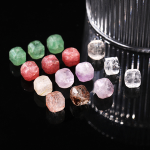 Jd Đá Quý 8Mm 3A Nhiều Màu Tự Nhiên Dâu Tây Thạch Anh Vuông Hạt Nhà Máy Pha Lê Spacer Hạt Đối Với Trang Sức Làm Với Số Lượng Lớn - Product Image 4