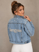 Nouvelle Collection : Manteaux et Vestes Personnalisés pour Femmes – Tissus Jean Perlé