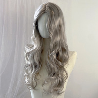 Perruque complète Meilasi pour le commerce extérieur, cheveux longs bouclés, pour femme, style européen et américain, sexy, ondulée, en fibre haute température, naturelle