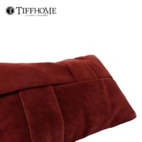 Oreiller décoratif réutilisable en velours tissé importé moderne de 30*50 cm de Tiff Home, nouveau produit explosif pour la maison et la chambre des enfants