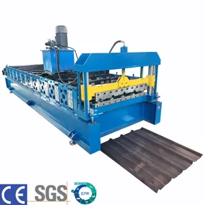 Tile Making Machinery Ibr Trapezoidal Roof Tile Roll Forming Pbr R Panel Roofing Sheet Making Machine For Sale