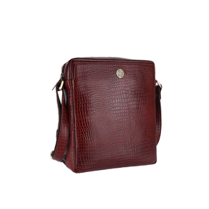 Hammonds Flycatcher Genuine <b>Leather</b> Travel <b>Messenger</b> Sling <b>Bag</b> 1 Compartment 1 Inner Zipper Stylish Front Design Durable Fashion - Product Image 1