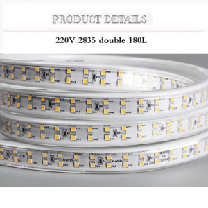 Bán buôn không thấm nước 12V 24V 110V 220V SMD2835 5050 50m mỗi mét CuộN 120 LED mỗi mét đa màu linh hoạt dây LED Neon ST - Product Image 1