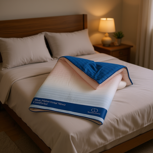 Edredón Novo Comforter Azul Matrimonial, Ligero, Reversible, para Todas las Temporadas, Relleno de Microfibra de Poliéster - Product Image 2