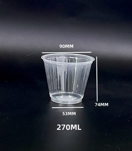 Ly nhựa dùng một lần <span class=keywords><strong>PP</strong></span> 90 MM, cỡ 7, 9, 12, 14, 16, 20 oz, in hình, ly trà sữa, ly nhựa <span class=keywords><strong>PP</strong></span> tùy chỉnh, ép phun, có nắp - Product Image 4
