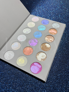 Aurora Fairy bedak padat lumpur basah Vegan Highlighter perunggu kecantikan tubuh bersinar 36mm palet Highlighter untuk rias - Product Image 6