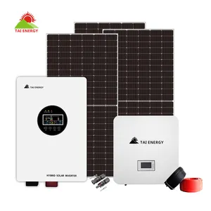 Sistema solar de seguimiento solar Tai Energy, sistema solar de almacenamiento de gran capacidad, batería de iones de litio LiFePO4