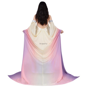 Vestito Cosplay Anime Party Wars, Abito <span class=keywords><strong>Regina</strong></span> Padme Naberrie Amidala in Chiffon, <span class=keywords><strong>Costume</strong></span> per Donna Adulta per Festa di Halloween - Product Image 3