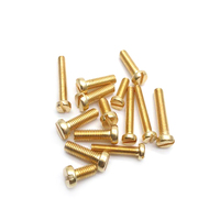 Factory Direct Supply Din84 M1.6-M10 Stainless Steel Flat Slot Pan Cheese Head Screws