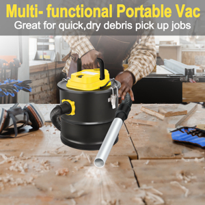 <span class=keywords><strong>Aspirateur</strong></span> à cendres froides <span class=keywords><strong>pour</strong></span> la maison et la voiture <span class=keywords><strong>pour</strong></span> le ramassage des poêles à bois Poêles à granulés Cheminées ou foyers-Installation de tambour - Product Image 2