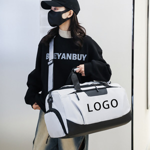 Sac de sport unisexe personnalisé avec logo, imperméable, en tissu Oxford, idéal pour le yoga, le fitness, l'entraînement et les voyages - Product Image 2