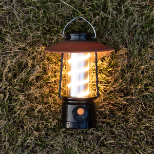Xách tay <span class=keywords><strong>LED</strong></span> Đèn pin đa chức năng Loại-C có thể sạc lại retro phong cách Cắm Trại Ngoài trời đèn lồng ánh sáng ấm áp Lều bầu không khí ánh sáng - Product Image 1