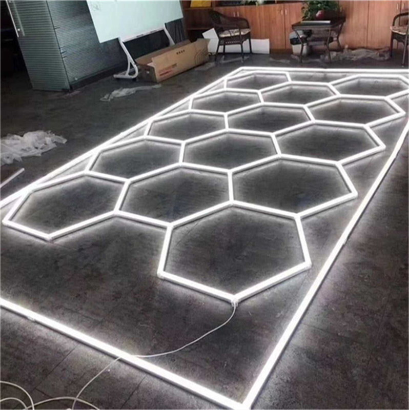 Best Price 6500K Detailed Work Plastic Light Honeycomb Led Light Direct Sales Ceiling Hanging Lighting for Garage Working