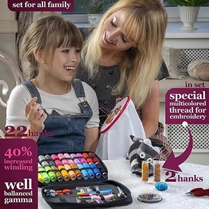 ポータブル旅行裁縫キット98 PCS DIYプレミアム裁縫の必需品 - Product Image 5