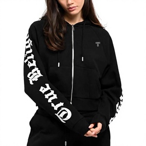 Sudadera con Capucha Extra Grande para Mujer, Estilo Urbano de Invierno, Corte Holgado Informal, Impresión Digital, Poliéster/Algodón, Servicio OEM - Product Image 1