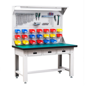 Giá Cả Cạnh Tranh ESD Ban <span class=keywords><strong>Heavy</strong></span> Duty Workbench Công Nghiệp Với Ngăn Kéo Và Ánh Sáng - Product Image 6