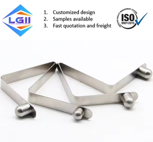 Clip de resorte en forma de V con tubo de botón simple o doble, hebilla a presión telescópica, uso para carpas, paraguas, fregonas, accesorios de botón - Product Image 2