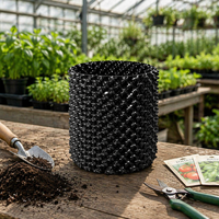 Pot de taille racinaire aérienne - Jardinière pour arbres, panneau de drainage pour aménagement paysager, semis, fleurs - Plastique durable