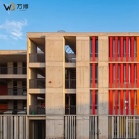 Panneau de revêtement mural extérieur en aluminium perforé, panneau de façade en aluminium, tôle métallique perforée pour la décoration de murs rideaux