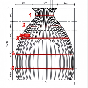 Restaurante café té postre Pizza <span class=keywords><strong>Sushi</strong></span> tienda jaula de pájaros en forma de valla de acero inoxidable divisor CASA DE Metal Gazebo pantalla partición - Product Image 2