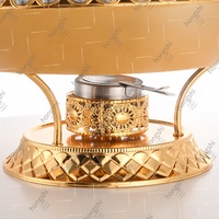 Chauffe-plats de luxe pour fêtes de mariage chauffe-plats pour buffet chauffe-plats pour traiteur chauffe-plats suspendus en acier inoxydable usine