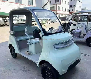 Tricycle électrique à 4 roues pour le <span class=keywords><strong>transport</strong></span> de passagers, neuf, tendance, avec airbag fermé en acier, pour adultes - Product Image 3