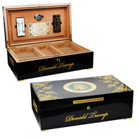 Caja Humidificadora para Cigarros de Fibra de Carbono Personalizada, Estuches de Madera para Cigarros