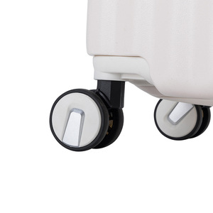 Valise de cabine unisexe 20 pouces avec roulettes pivotantes à 360 degrés, grande capacité, coque rigide en PC couleur unie, bagage à roulettes - Product Image 1