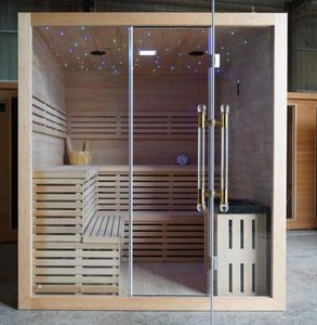 <span class=keywords><strong>Sauna</strong></span> finlandais électrique <span class=keywords><strong>extérieur</strong></span> moderne pour 3 personnes <span class=keywords><strong>avec</strong></span> construction en <span class=keywords><strong>bois</strong></span> massif et poêle étanche - Product Image 5