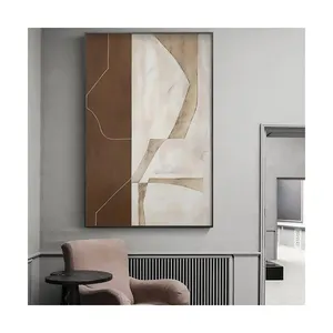 Подвесная картина из алюминиевого сплава, абстрактный современный минималистский декор, картина для гостиной, диван, Моранди