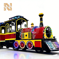 Train touristique sans rails Nova Rides pour 24 passagers, idéal pour les écoles, les centres commerciaux, les stations balnéaires, les parcs d'attractions, TLT-FT17