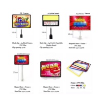 Bingkai klip Poster a4 lantai peraga a4 berdiri