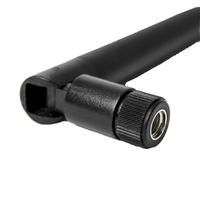 Antenne Wi-Fi omnidirectionnelle mini MIMO en caoutchouc pour routeur, longue portée, double bande 2,4 GHz et 5,8 GHz, pour communication intérieure