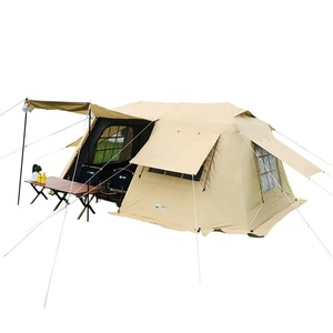 Tentes automatiques étanches de haute qualité pour <span class=keywords><strong>4</strong></span> à 6 <span class=keywords><strong>personnes</strong></span>, avec un design de <span class=keywords><strong>deux</strong></span> pièces à une salle pour les aventures en plein air - Product Image 3