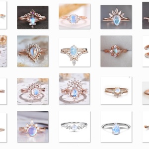 Anillos Modernos de Morganita Rosa con Forma Ovalada Simplista, Anillo Chapado en Oro Rosa, Joyería de Plata de Ley 925 - Product Image 5