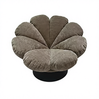 Canapé convertible moderne en velours, fauteuil pivotant, pour usage extérieur, scolaire, couleur personnalisable, salle à manger, hôtel, salon, bureau, chambre