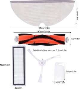 Accessoires pour aspirateur robot, brosse principale, filtre Hepa pour aspirateur robot Mijia 1C 1T STYTJ01ZHM Dreame <span class=keywords><strong>F9</strong></span> - Product Image 3