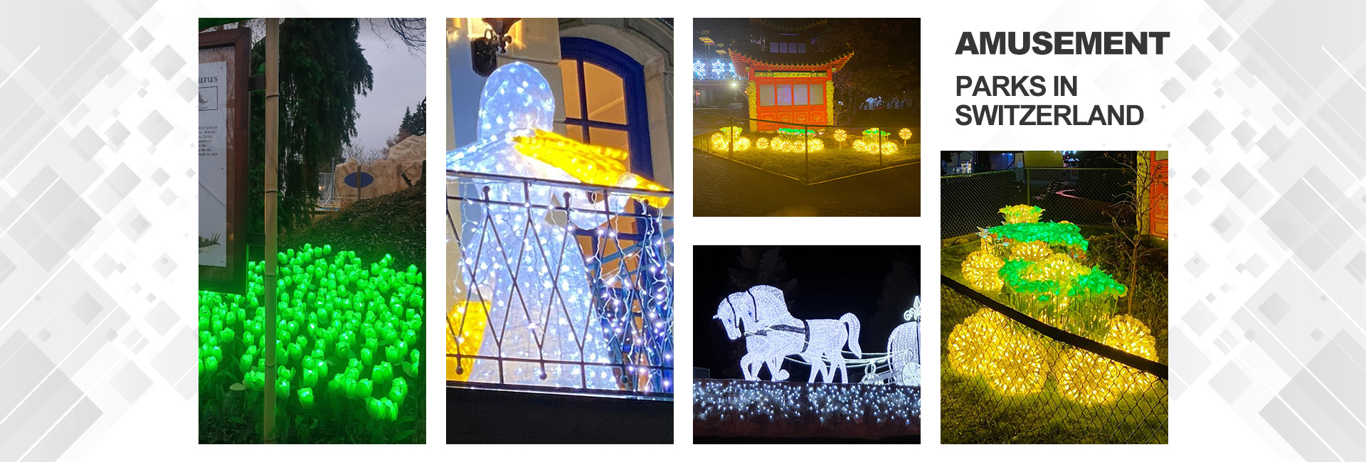 Holiday Lighting Customized Large Outdoor Christmas Gift Box Lights Permanent Christmas Lights