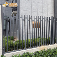 Panneaux de clôture en aluminium soudés, installation facile sans creuser, étanches, décoratifs, pour clôture de jardin, cour et maison.
