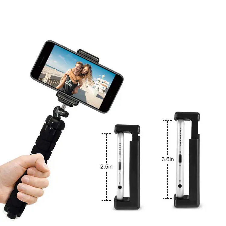 AMZN Best Seller masaüstü güçlü cep Mini ahtapot cep telefonu esnek Tripod Video ile profesyonel tripod telefon tutucu