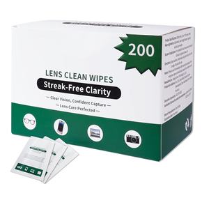 Lingettes humides pour appareils photo et écrans d'ordinateur Lingettes nettoyantes pour lentilles emballées individuellement - Product Image 5